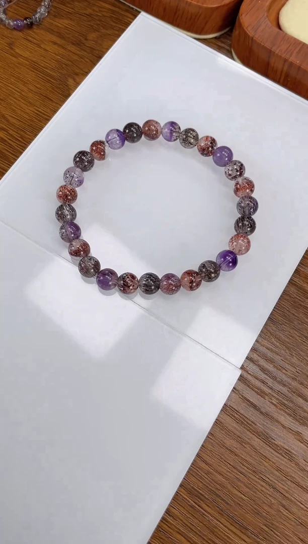 【闪购商品】水晶手链未镶嵌超七手串7+mm