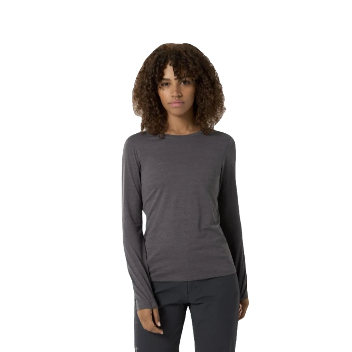 始祖鸟女款Taema圆领速干长袖防晒T恤吸湿排汗夏季