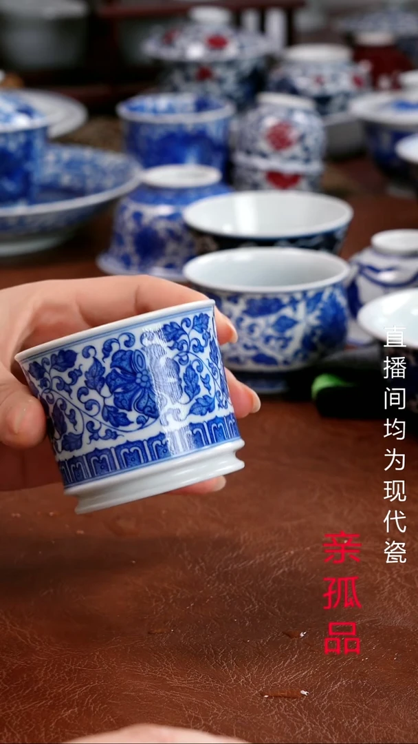 景德镇高端茶器景德镇墨奈纯手工手绘高端茶器
