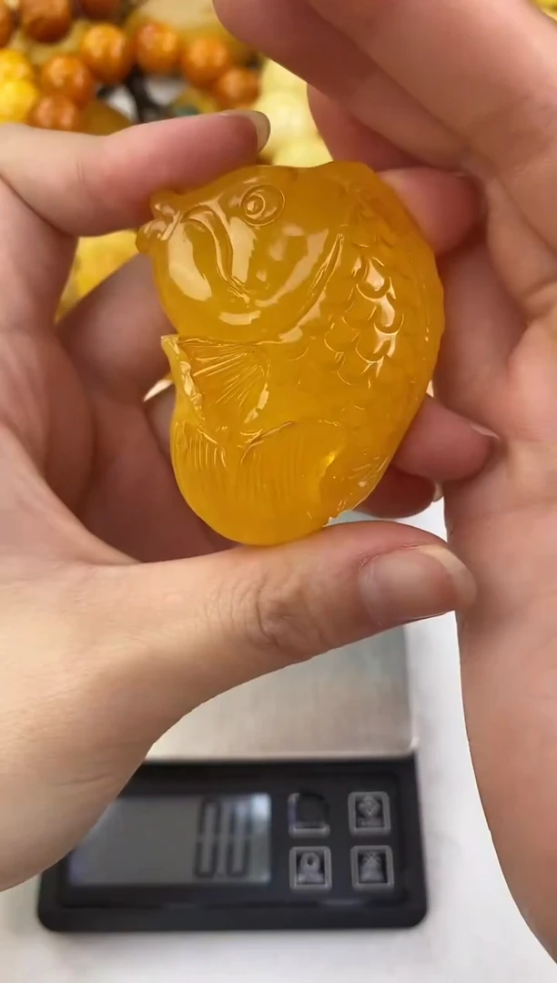 裸石琥珀未镶嵌天然琥珀蜜蜡