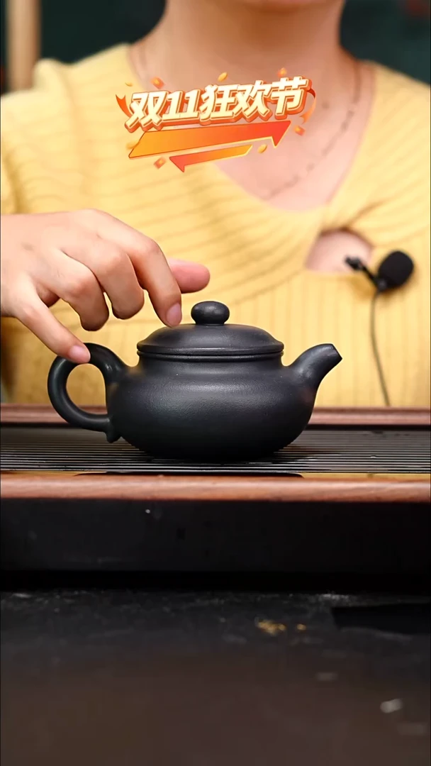 茶壶紫砂捂灰底槽青仿古280