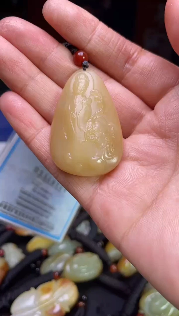 颈饰未镶嵌和田玉123