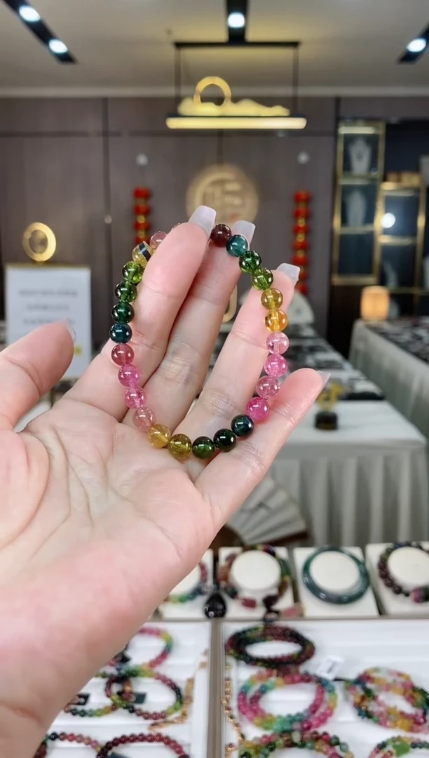 【闪购商品】碧玺单圈手串6mm+未镶嵌（多样性发一条）hon