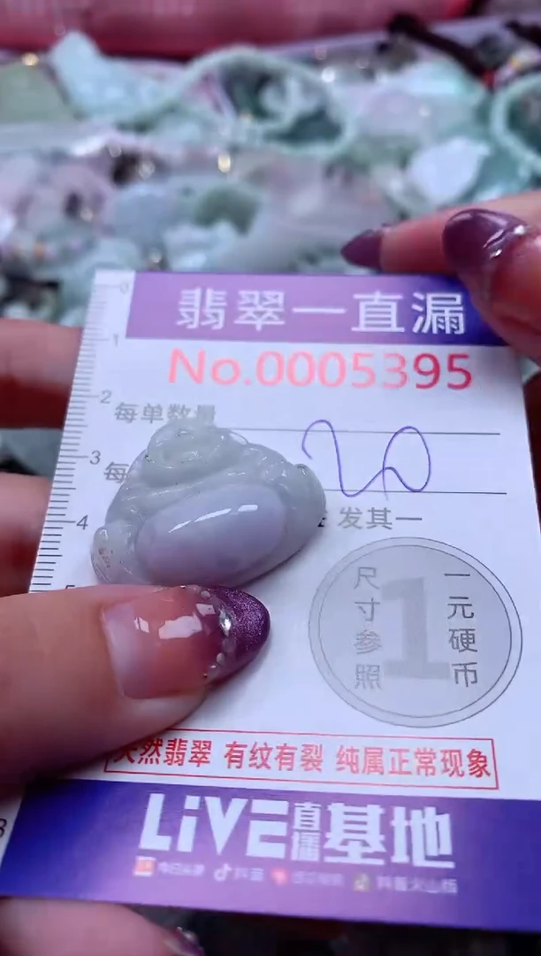 翡翠未镶嵌吊坠(不含链)5395