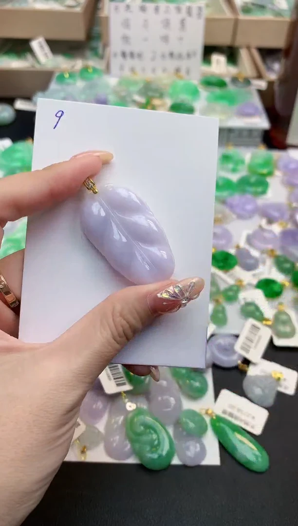 颈饰未镶嵌翡翠天然缅甸A货翡翠