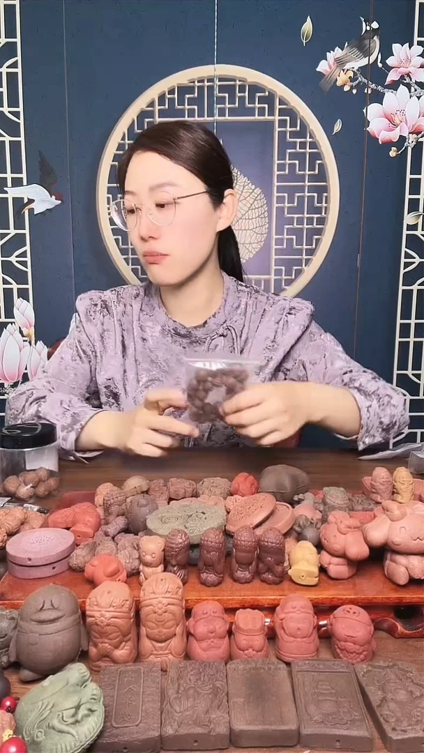 泥塑瑕疵随机手串2条