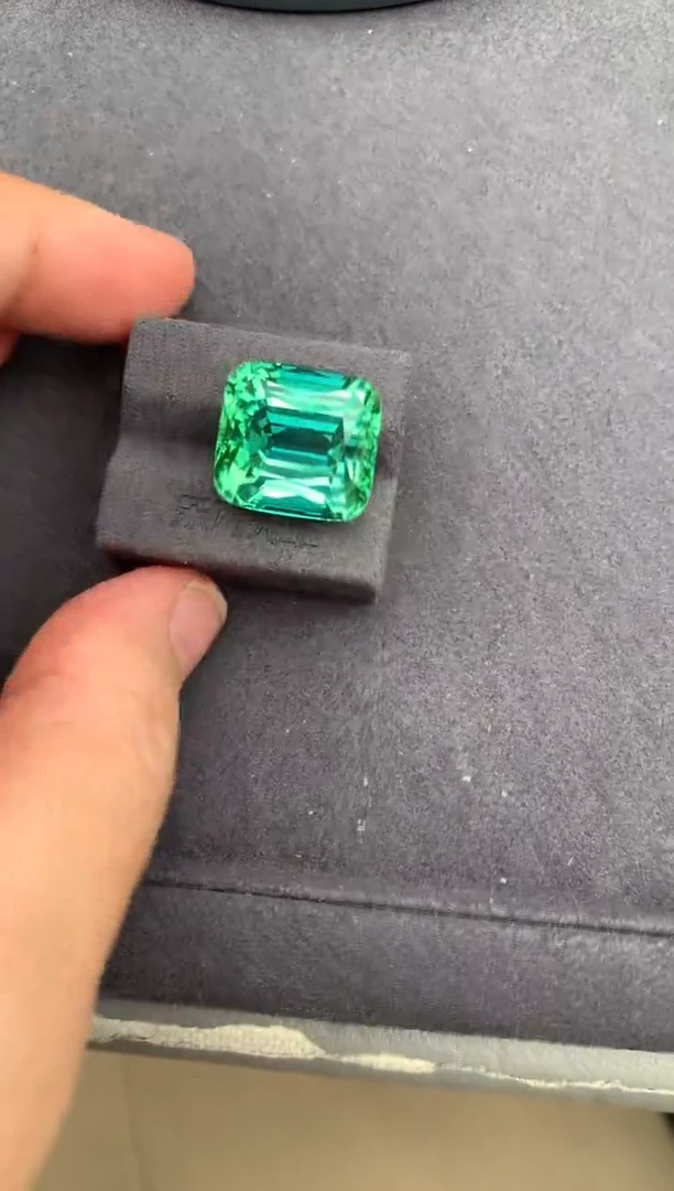 未镶嵌裸石碧玺19ct 绿碧玺 定制 BH