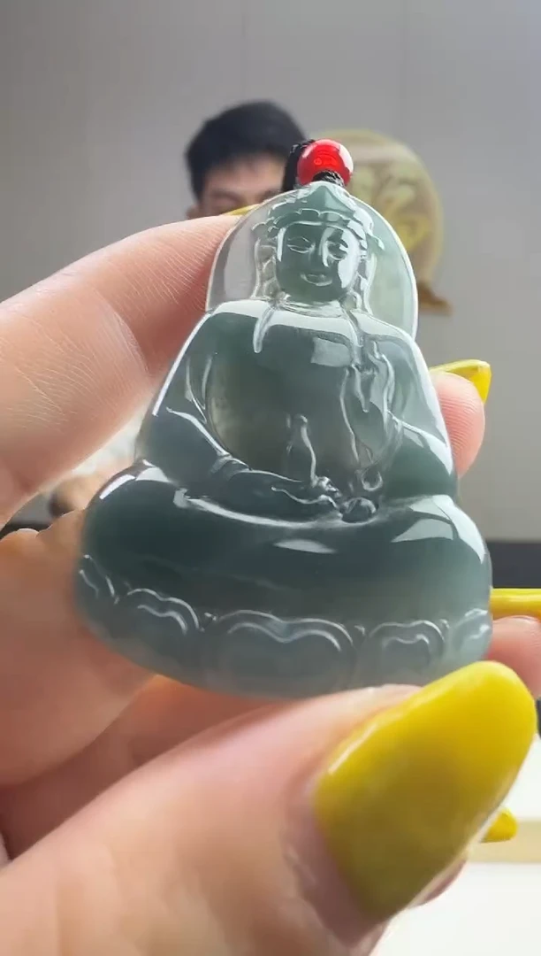 颈饰未镶嵌翡翠天然A货翡翠  多样性随机发其一