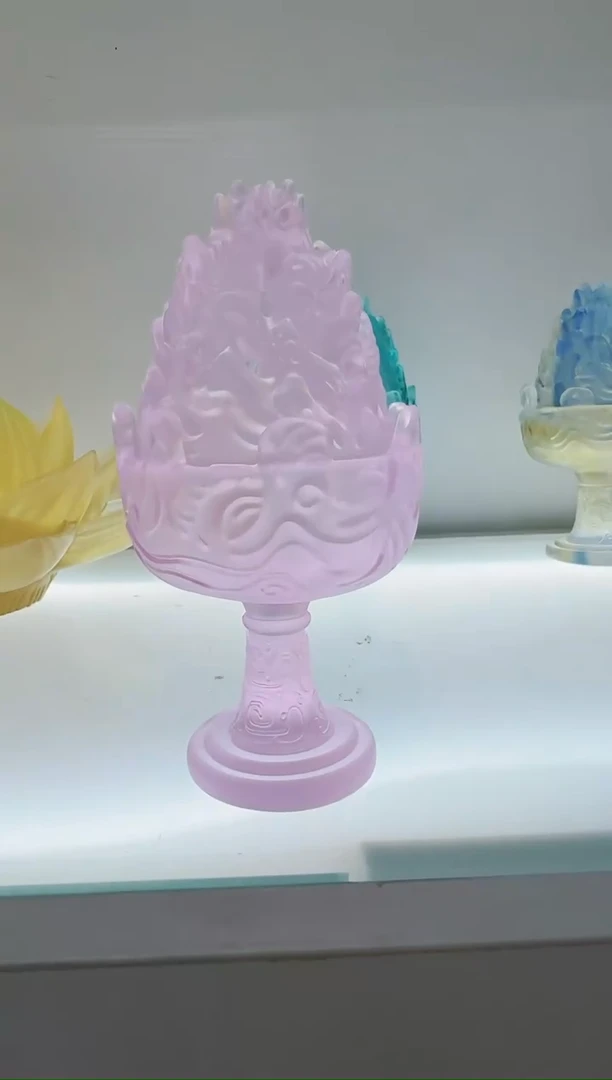 手工艺品琉璃古法琉璃 小号博山炉