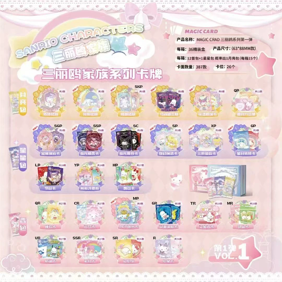 【新人浮浮】Magic card系列 三丽鸥家族第一弹限量版收藏卡牌