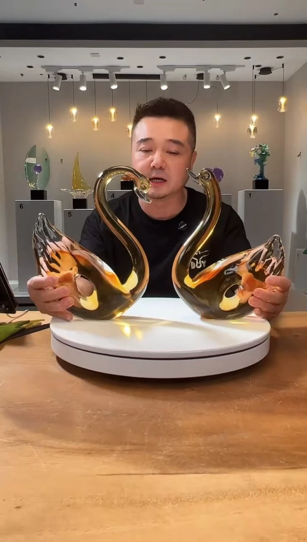 茶宠巴比特美学 天鹅 一组