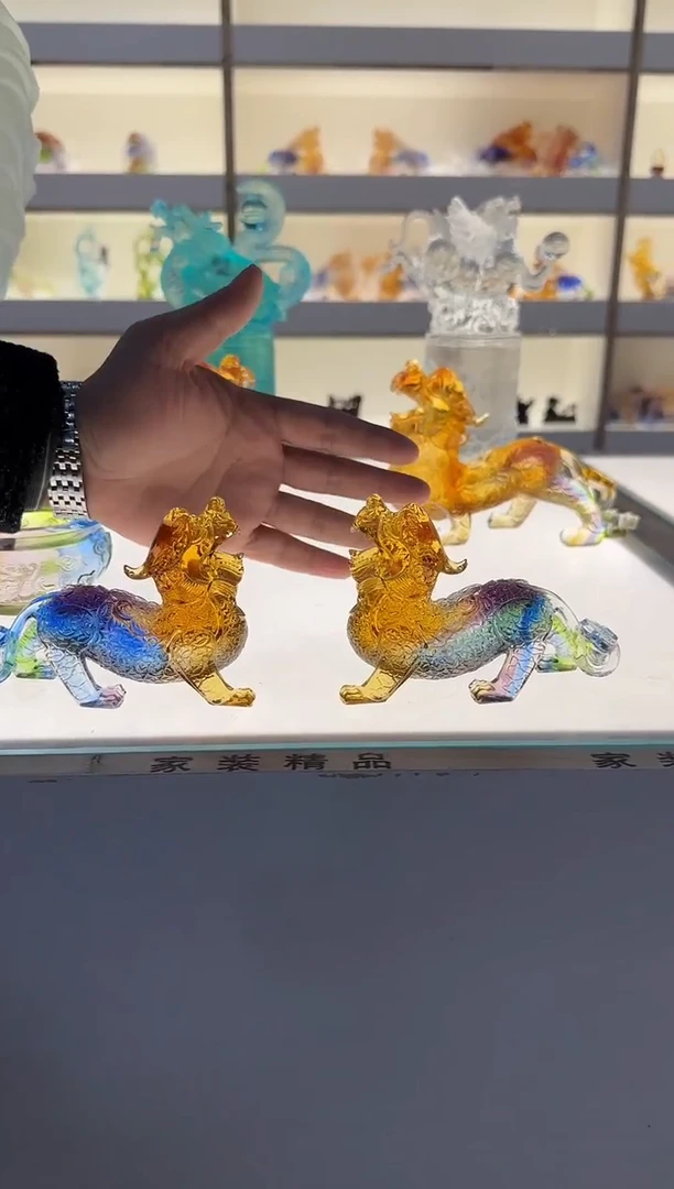 手工艺品琉璃13厘米小貔貅