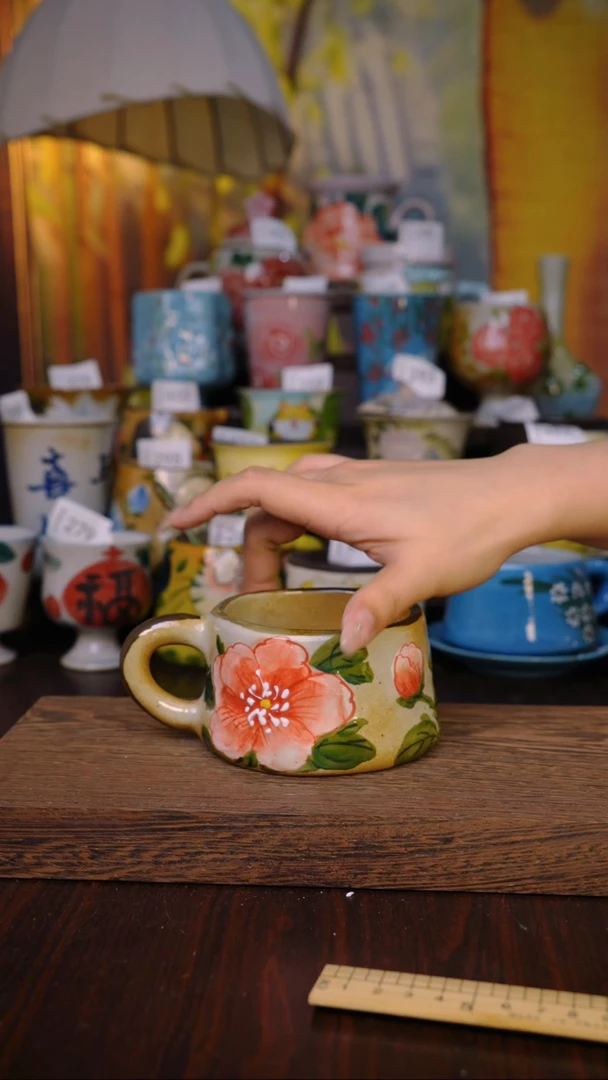 摆件泥垚手作 景德镇手工手绘器物