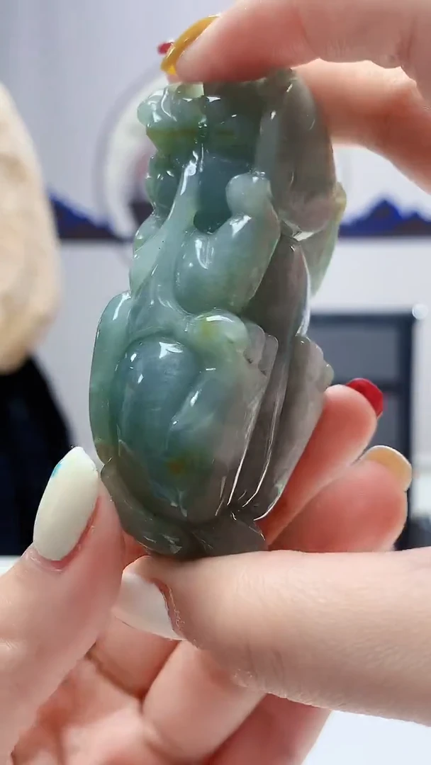定制翡翠未镶嵌4829lr-毛货挂件66