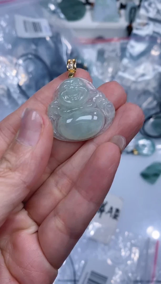 颈饰银S925镶嵌翡翠吊坠