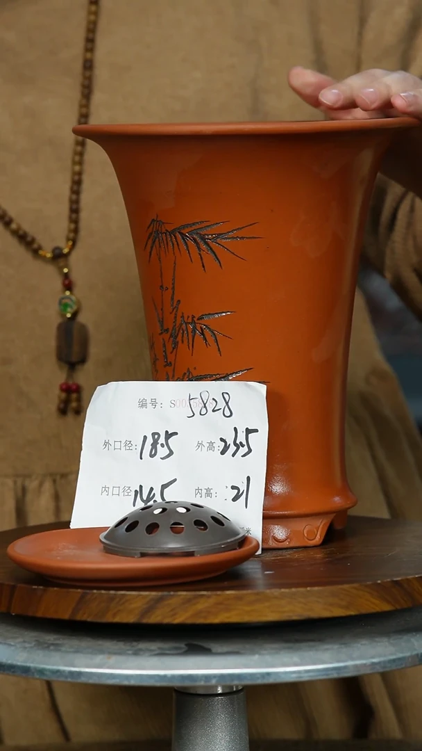 【闪购商品】紫砂花盆5828+Z紫砂花盆