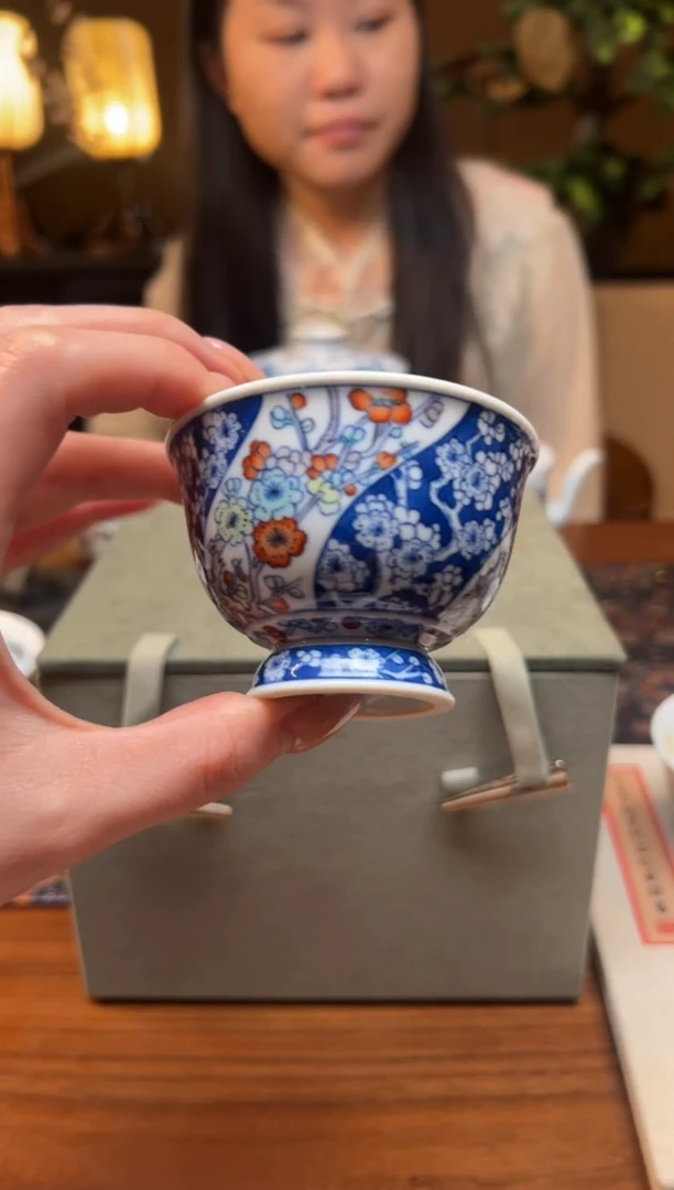 瓷片 涂杏花