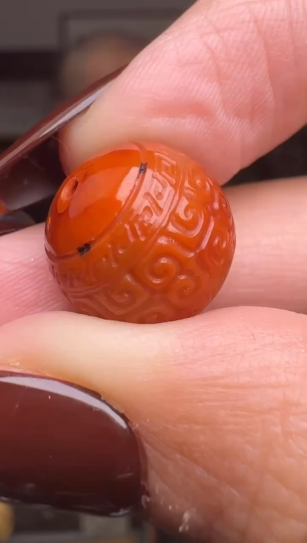 【闪购商品】南红玛瑙挂件未镶嵌5209--13.5mm