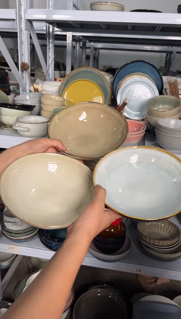 瓷片外贸尾货瑕疵满20包邮X3 面碗组合