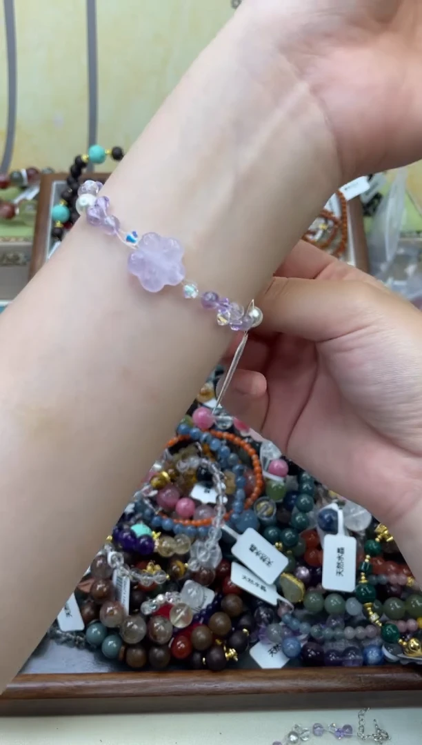 银S925镶嵌手链水晶498