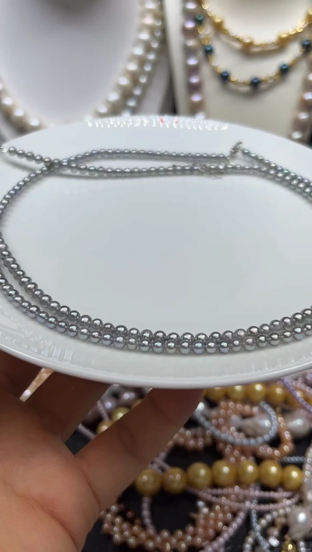 淡水珍珠未镶嵌颈饰多人