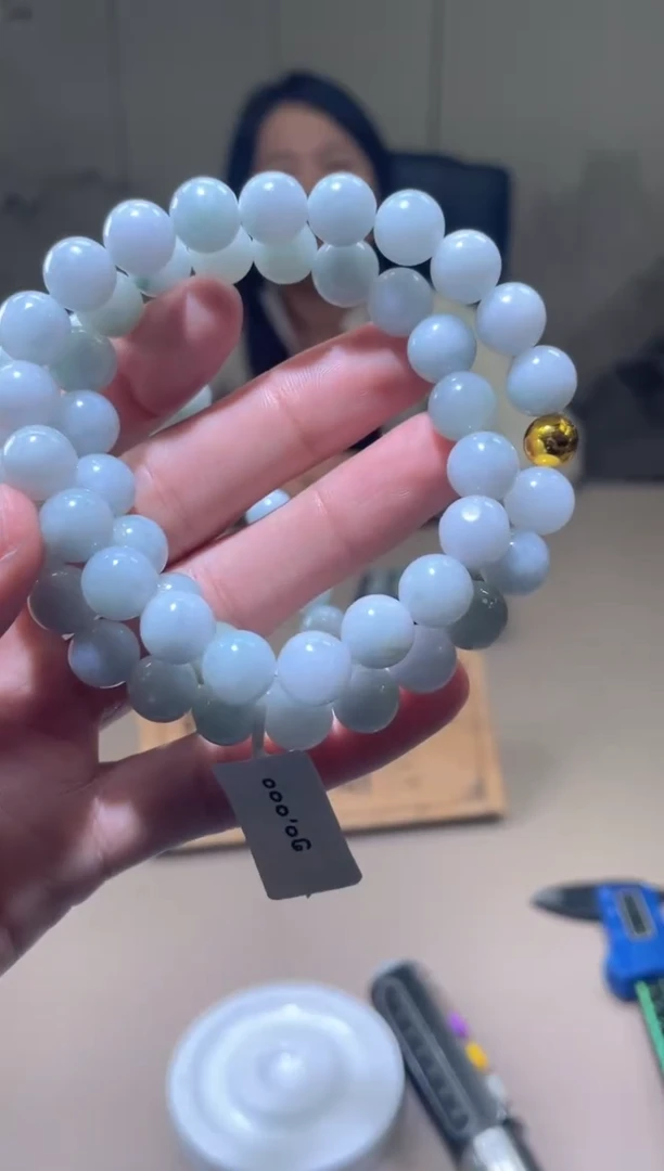 未镶嵌定制翡翠珠串 拍一发一