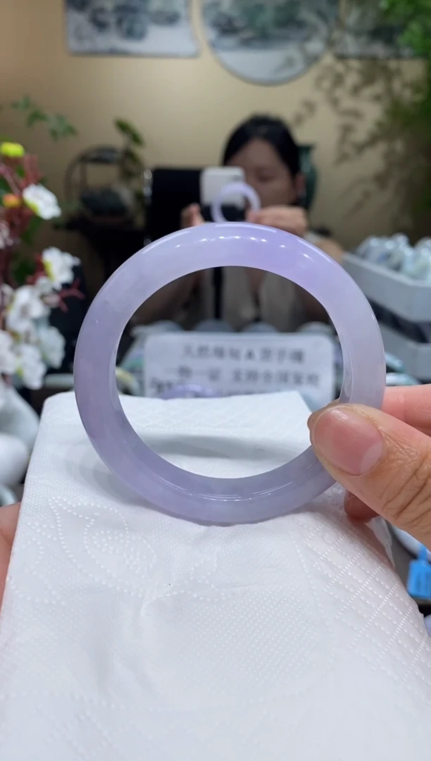 翡翠手镯未镶嵌翡翠54-55