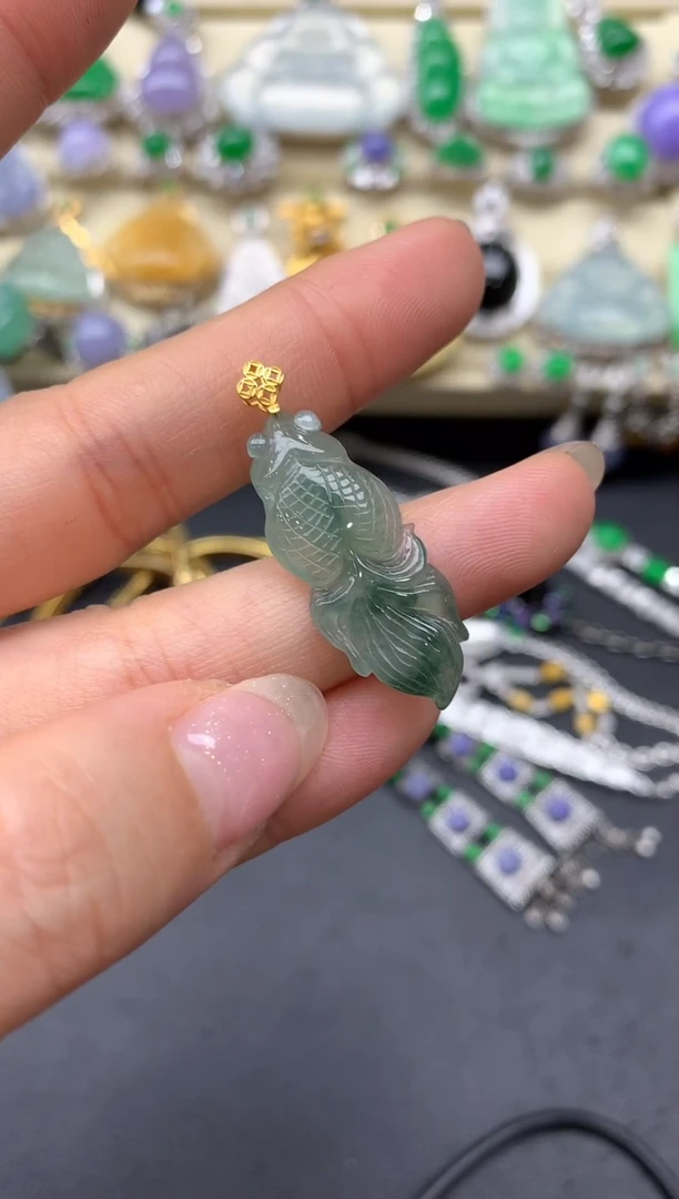 【闪购商品】翡翠颈饰18K金镶嵌132-中国好珍宝