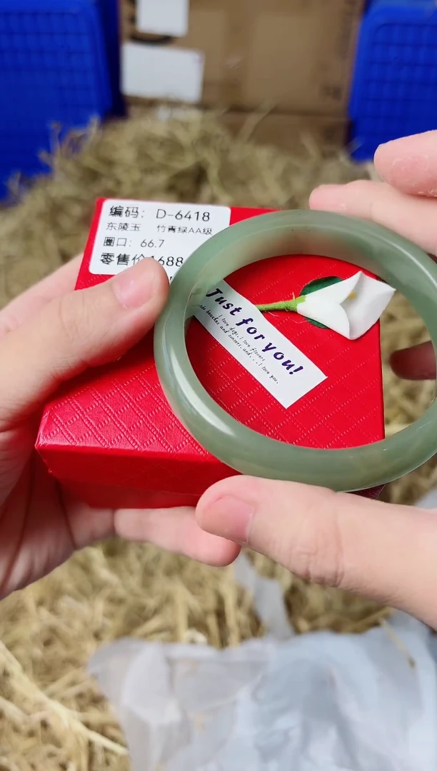 未镶嵌手镯石英质玉D-6418