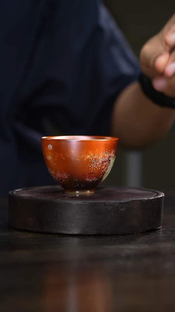 127柴房陶瓷柴烧主人杯