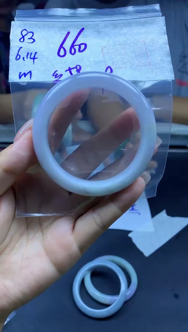 定制翡翠未镶嵌83手镯58丝+660元+拍一发一