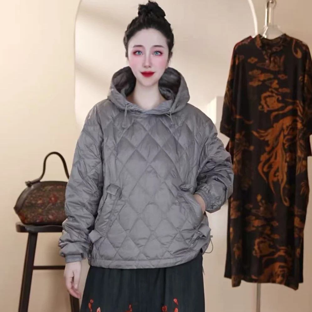 【羽绒服】百搭时尚潮流休闲气质显瘦轻奢女款羽绒服1100