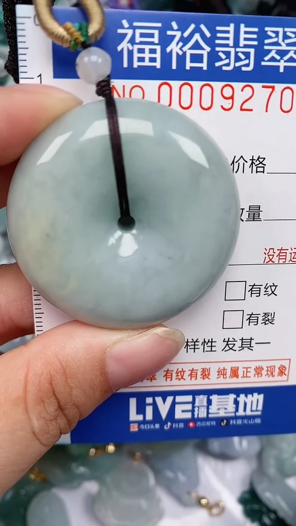 翡翠未镶嵌颈饰...0009270