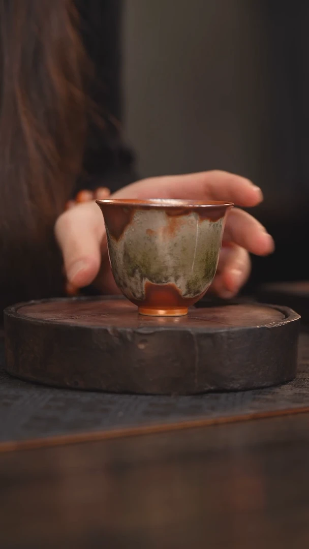 【闪购商品】杯33柴房陶瓷丨金红落灰单杯