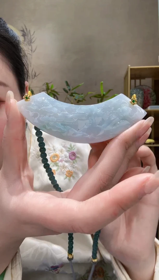 【闪购商品】翡翠耳饰未镶嵌吊坠