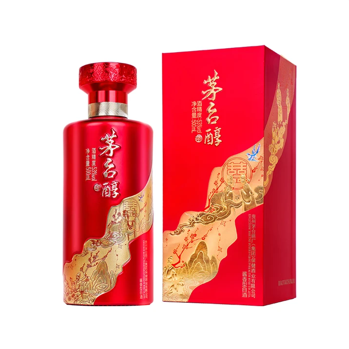 MOUTAI/茅台贵州茅台醇庆典酱香型白酒500ml*1瓶纯粮食53度500ml