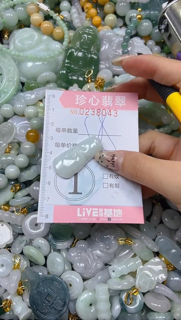 翡翠未镶嵌颈饰闪购0238043