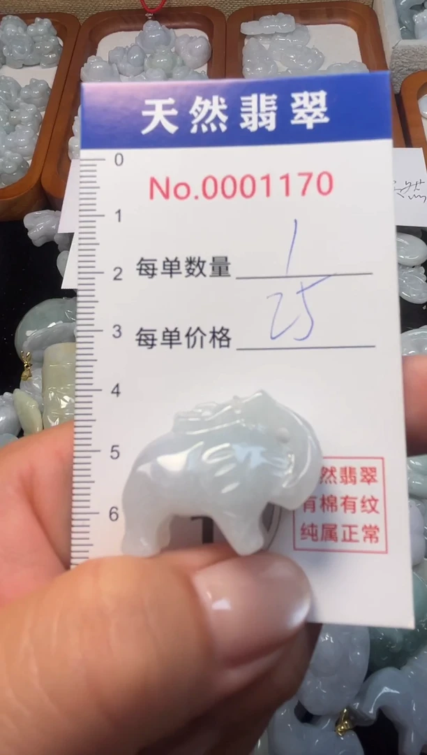 翡翠未镶嵌吊坠(不含链)1170