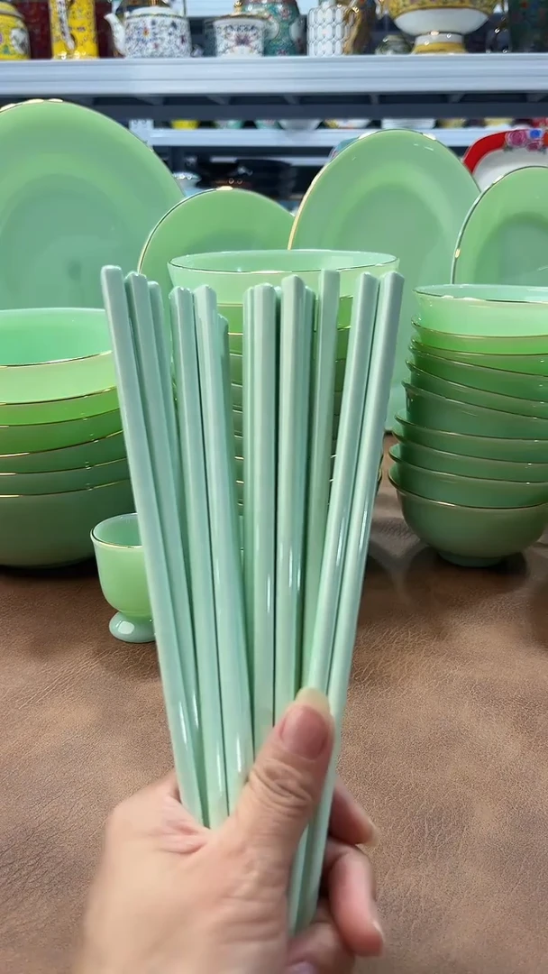 玉瓷筷子10双景德镇餐具