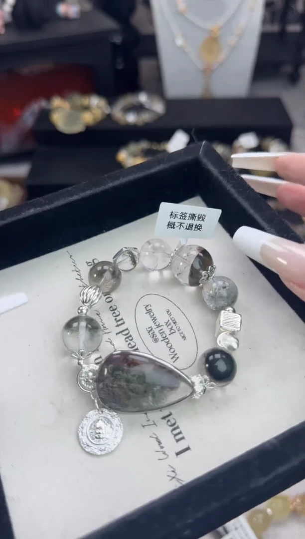 水晶手链未镶嵌天然水晶 多样性发货