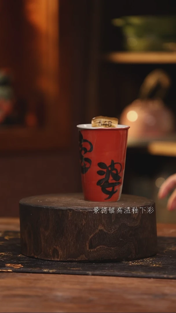 陶瓷 景德镇高温釉下手绘陶瓷@L548@