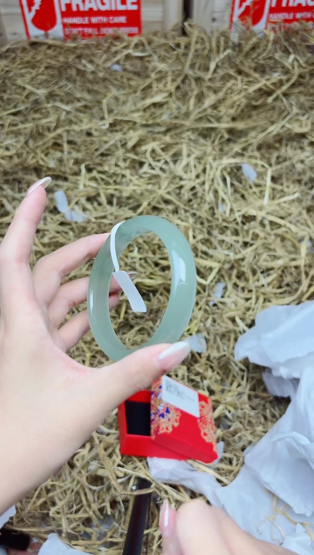 未镶嵌手镯石英质玉0068-东陵玉-圈口60