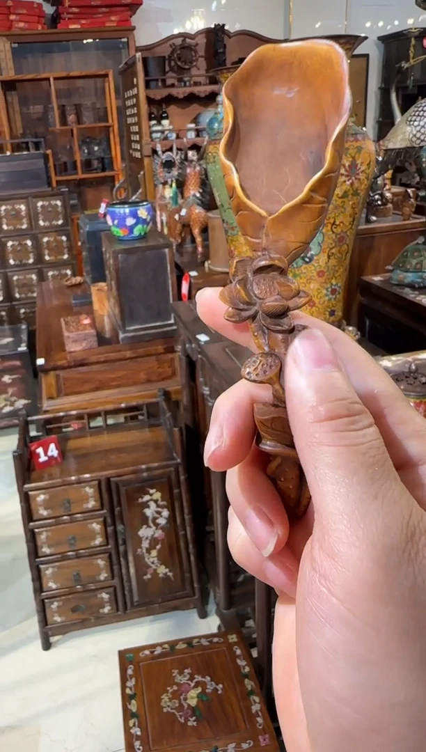 木木头款莲花茶则80