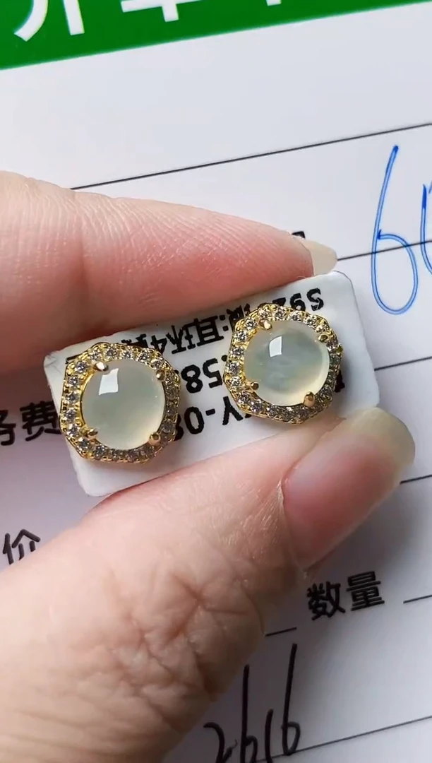 颈饰银S925镶嵌翡翠2616
