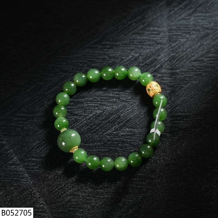 【老掌柜】18K碧玉手串/B052705