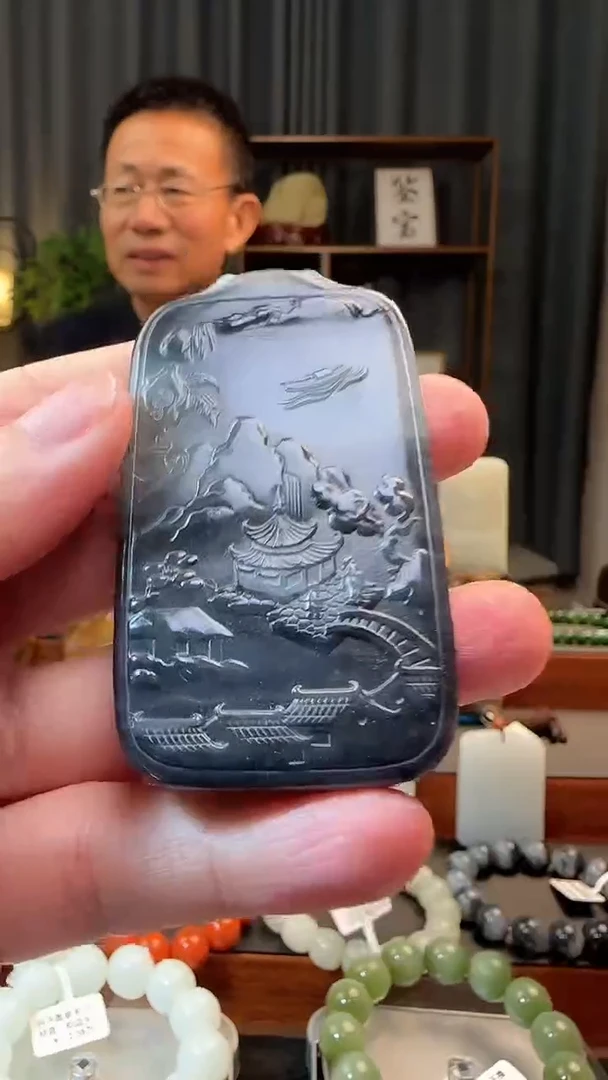 吊坠(不含链)未镶嵌和田玉挂件