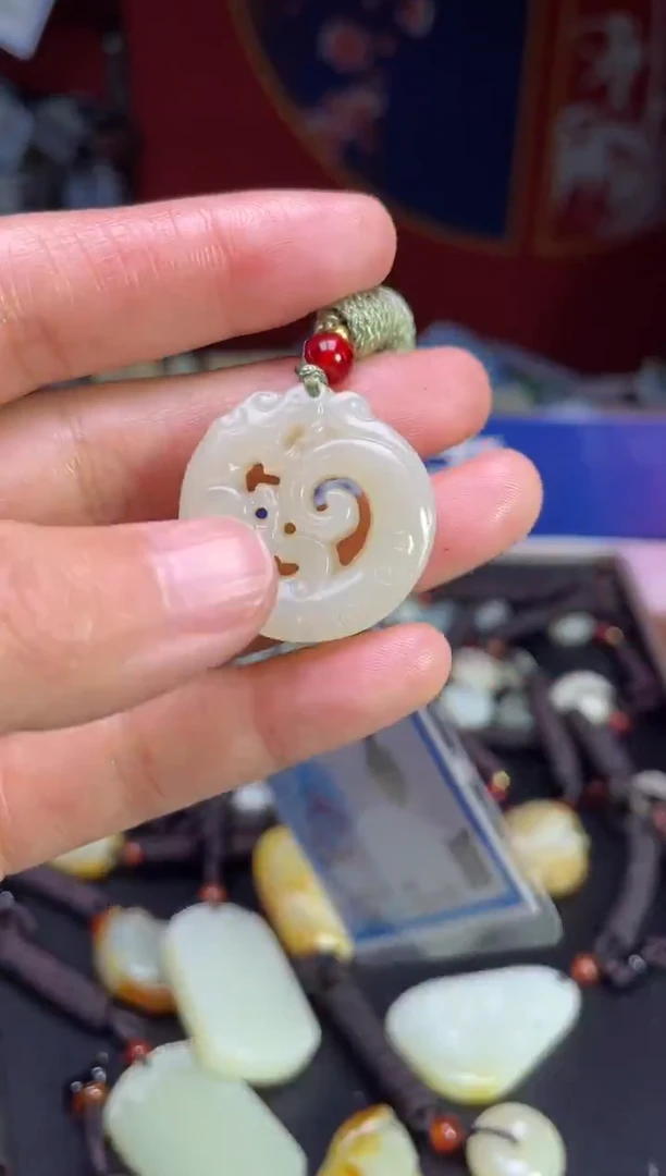 颈饰未镶嵌和田玉123