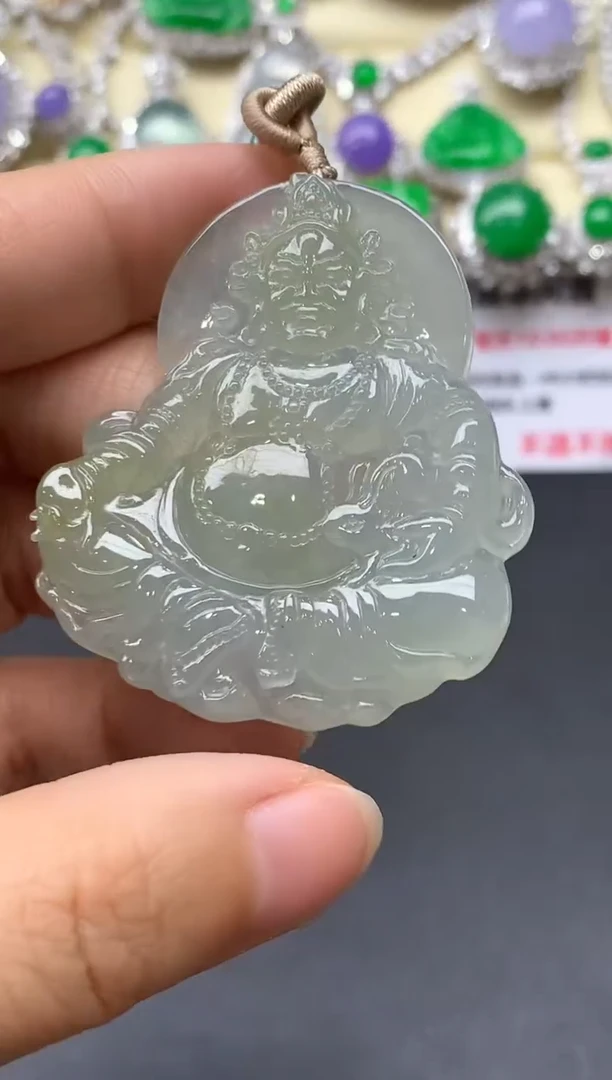 颈饰未镶嵌翡翠379-中国好珍宝