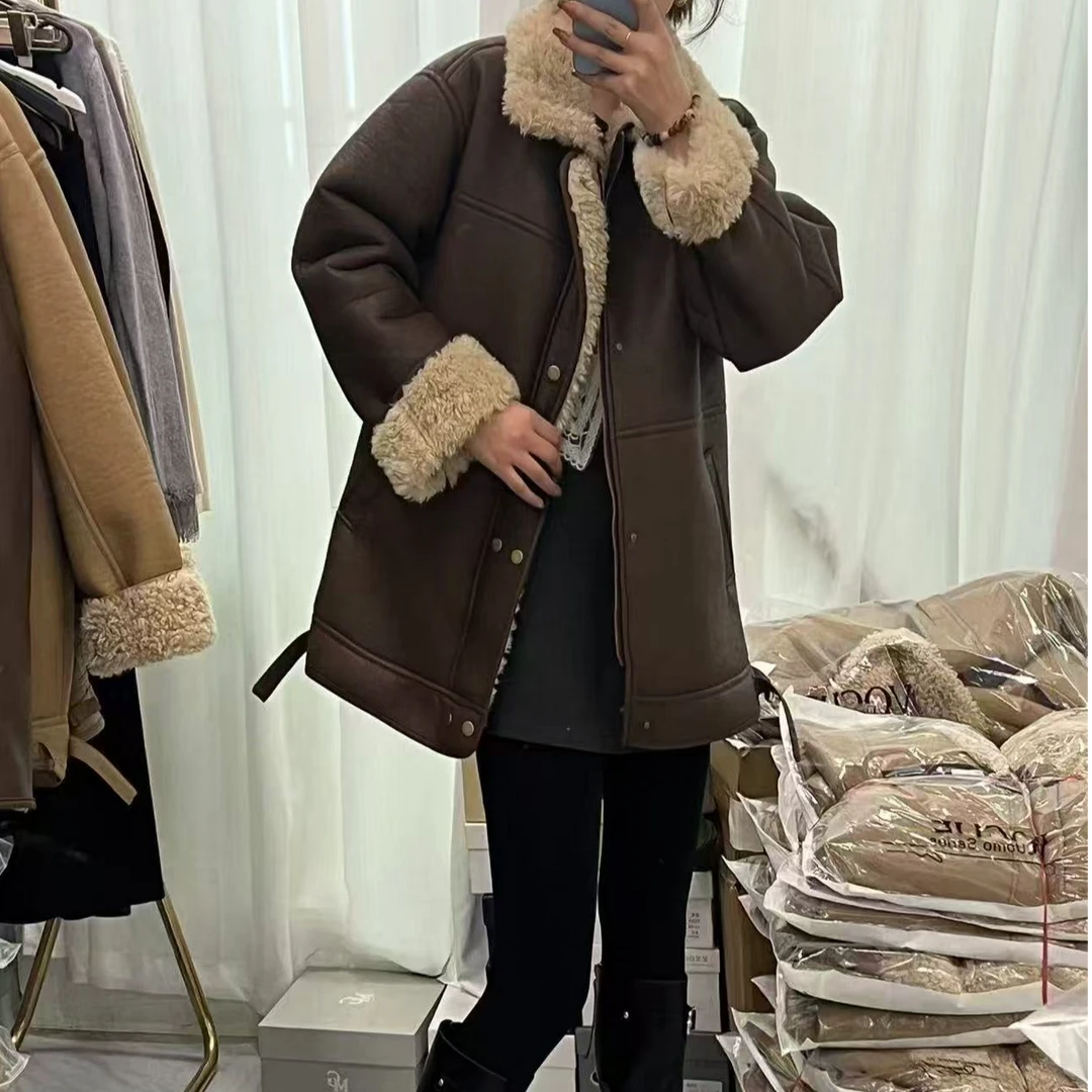 3990冬季高级酷飒新款机车服2024加绒加厚韩系外套潮