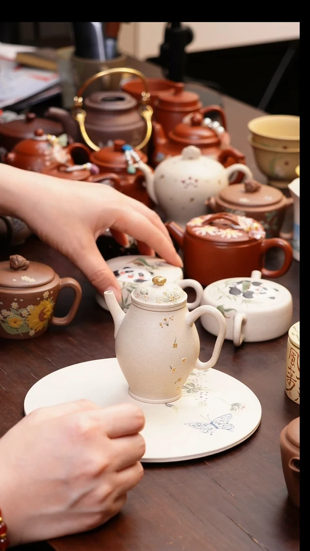 【闪购商品】原矿紫砂手工杯子壶